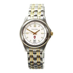 SWISS GOLFER Venice, Quartzuhr bicolor klein