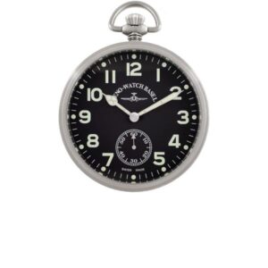 Taschenuhr Handaufzug, Zeno Pilot lepine matt