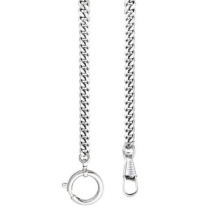 Taschenuhrkette, Panzerkette chromé flach