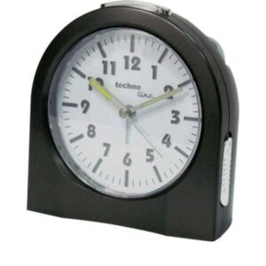 TechnoLine 3XL. grosser Sweep Silent Glockenwecker, anthrazit