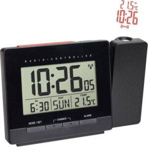 TFA Funk-Projektionsuhr mit Wecker Thermometer