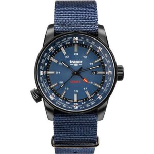 TRASER P68 Pathfinder GMT Quartz Nato blau