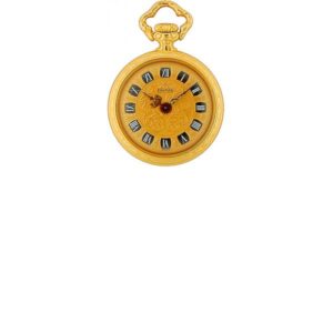 Vintage Anhängeuhr Handaufzug, De Luxe Gold