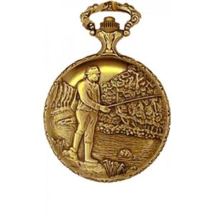 VintageTaschenuhr Quartz, Fischer broncé