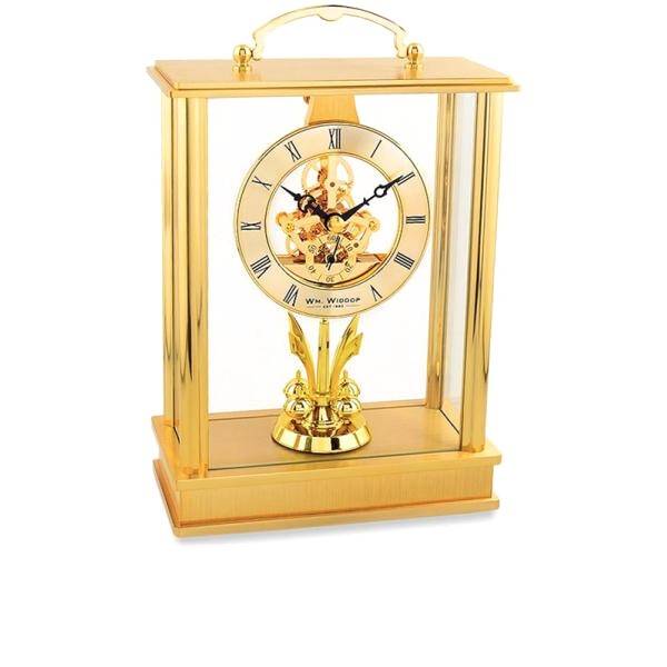 william widdop skelett tischuhr quartz