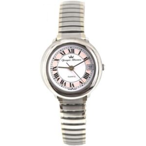 YONGER BRESSON Stretch Damenuhr römisch, rosa bicolor