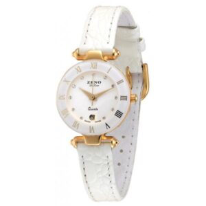 ZENO, CL Quartz Uhr, weiss 26mm
