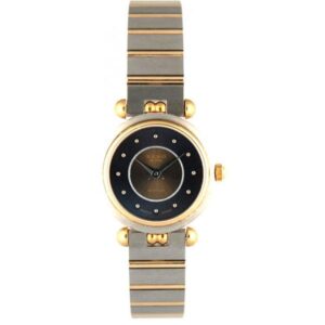 ZENO, Echèlle Ronde, kleine Quartz Damenuhr bicolor