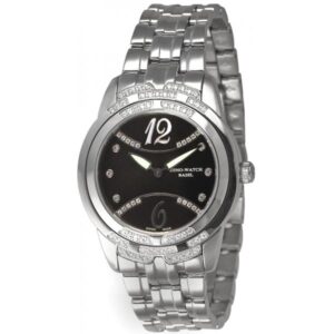 ZENO, Fashionista Edelstahl Quartzuhr schwarz