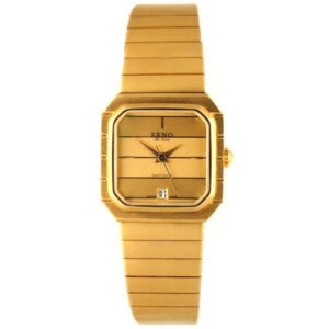 ZENO, Saphir Carré, Quartz, kleine Damenuhr