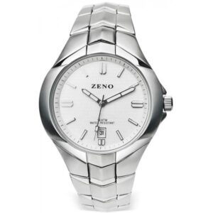 ZENO Technicum Edelstahl Quartzuhr mit Datum