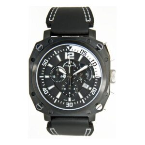ZENO-WATCH BASEL, Chronograph XL, Quartzuhr, Edelstahl schwarz