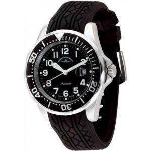 ZENO-WATCH BASEL, Diver-Look, Herrenuhr, Automatik, schwarz