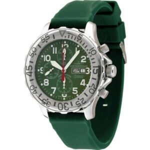 ZENO-WATCH BASEL, Herkules I, Automatik Sport-Chrono, Edelstahl grün