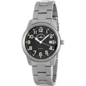 ZENO-WATCH BASEL, Pilot Classic Edelstahl Quartz