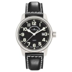 ZENO-WATCH BASEL, Pilot Classic Fliegeruhr Edelstahl matt