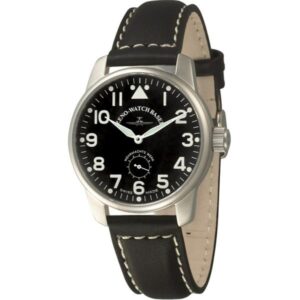 ZENO-WATCH BASEL, Pilot Classic Handaufzug Fliegeruhr Wehrmachts Werk