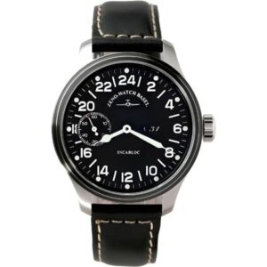 ZENO-WATCH BASEL, Pilot Oversized XL 24 Stundenanzeige Handaufzug