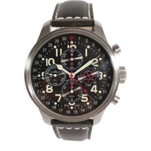 ZENO-WATCH BASEL, Pilot Oversized XL Fliegerchronograph Mondphase
