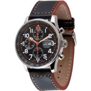ZENO-WATCH BASEL, Pilot X-Large Automatik Flieger Chrono schwarz