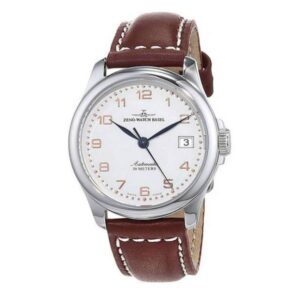 ZENO-WATCH BASEL, Retro Basic, Automatik Uhr, Datum, weiss/rosé