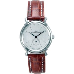 ZENO-WATCH BASEL, Retro Due Index, Handaufzug Uhr mit altem Uhrwerk