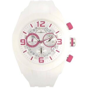 ZENO-WATCH BASEL, Whity Chrono, weiss-pink