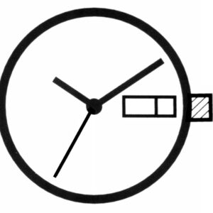 Kleinuhrwerk Quarz ETA 805.122 SC, D3, W3