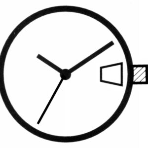 Kleinuhrwerk Quarz Ronda 519, Std.-H 1,75 SC, Big Date 3