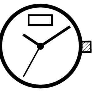 Kleinuhrwerk Quarz Ronda 6003.B SC, Big Date 12