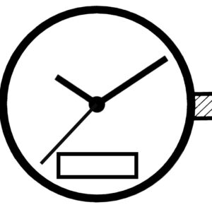 Kleinuhrwerk Quarz Seiko H601 40 SC, LCD 6, Multi