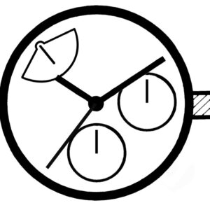 Kleinuhrwerk Quarz Japan VX3T SC, DZ, WZ, 24 HZ