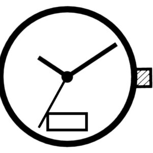 Kleinuhrwerk Quarz Japan VJ76 SC, Big Date 6