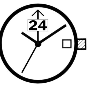 Kleinuhrwerk Quarz Ronda 515 24H, Std.-H 2,10 SC, D3, 24 HZ