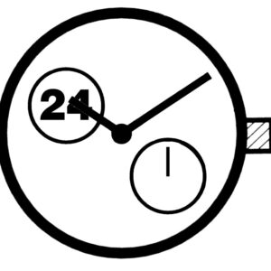Kleinuhrwerk Automatik Miyota 8247 KLS, 24 HZ