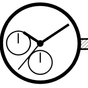 Kleinuhrwerk Quarz Japan VX3R SC, DZ, 24 HZ