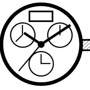 Kleinuhrwerk Quarz Ronda 5130.B, Std.-H 1,52 KLS, CHR, Big Date 12