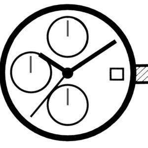 Kleinuhrwerk Quarz Seiko V657 20 SC, D3, CHR