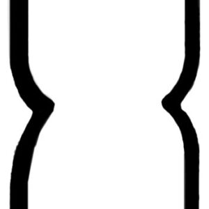 Ringetiketten Karton kurz 43 x 6 mm weiß