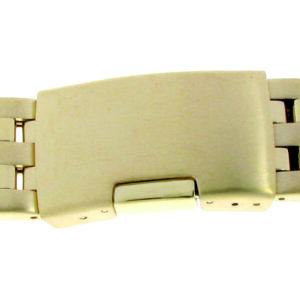 Metallband Edelstahl 20mm gelb PVD, mattiert/poliert