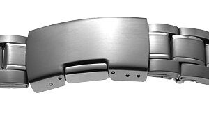 Metallband Edelstahl 22mm Stahl mattiert/poliert