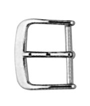 Dornschließe Edelstahl 7mm Stahl poliert