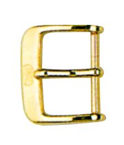 Dornschließe Edelstahl 14mm gelb poliert