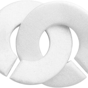 Ringschließe einreihig Silber 925/- poliert/mattiert, rund Ø 12,00mm