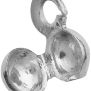 Quetschkapsel Metall weiß Ø 3mm