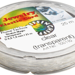 Elastischer Faden Stretch-Magic Nylon transparent Ø 1,00mm -25m