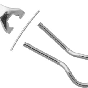 Ohrclip-Mechanik Silber 925/- mit gegossenen Böckchen Höhe 6,50mm Bügellänge 20,00mm