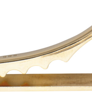 Krokodilklemme Gold 585/-Gg, L 55,00 x B 5,50mm