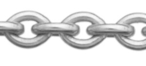 Ankerkette rund Gold 750/-Wg 1,50mm, Drahtstärke 0,40mm