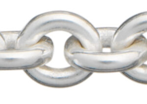 Ankerkette rund Silber 925/- 3,10mm, Drahtstärke 0,80mm
